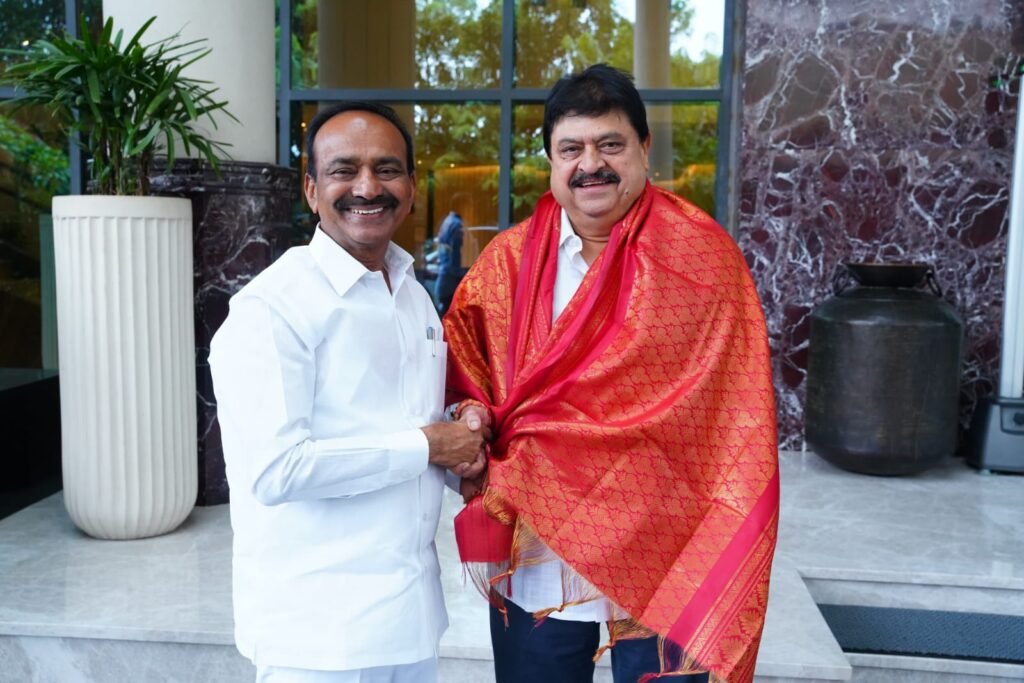 బీజేపీ రాష్ట్ర అధ్యక్షుడికి ఈటల శుభాకాంక్షలు..! పదవీకాలం ఏడాది పూర్తి – శాలువాతో సత్కరించిన మల్కాజిగిరి ఎంపీ