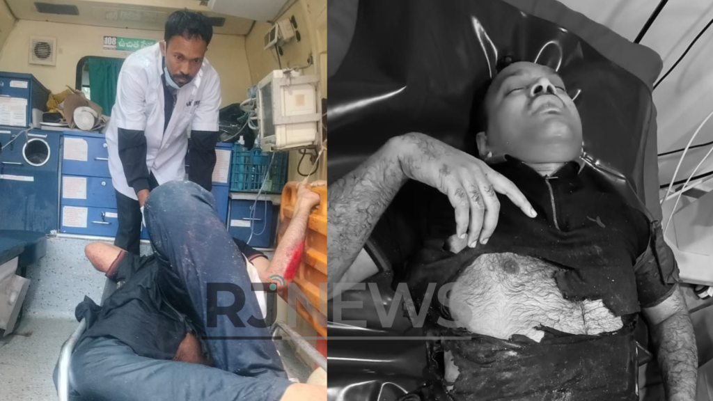 రైలు నుంచి దూకిన యువకుడు.. తీవ్ర గాయాలు