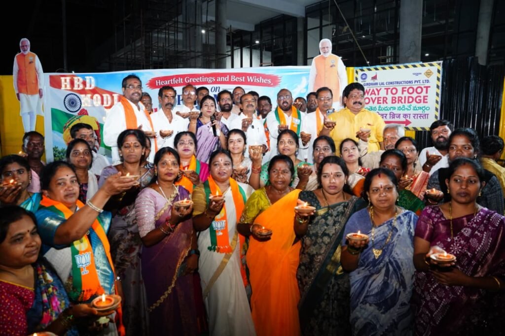 మోడీ పుట్టినరోజున ఆశీర్వాద దీపం – ఈటల రాజేందర్