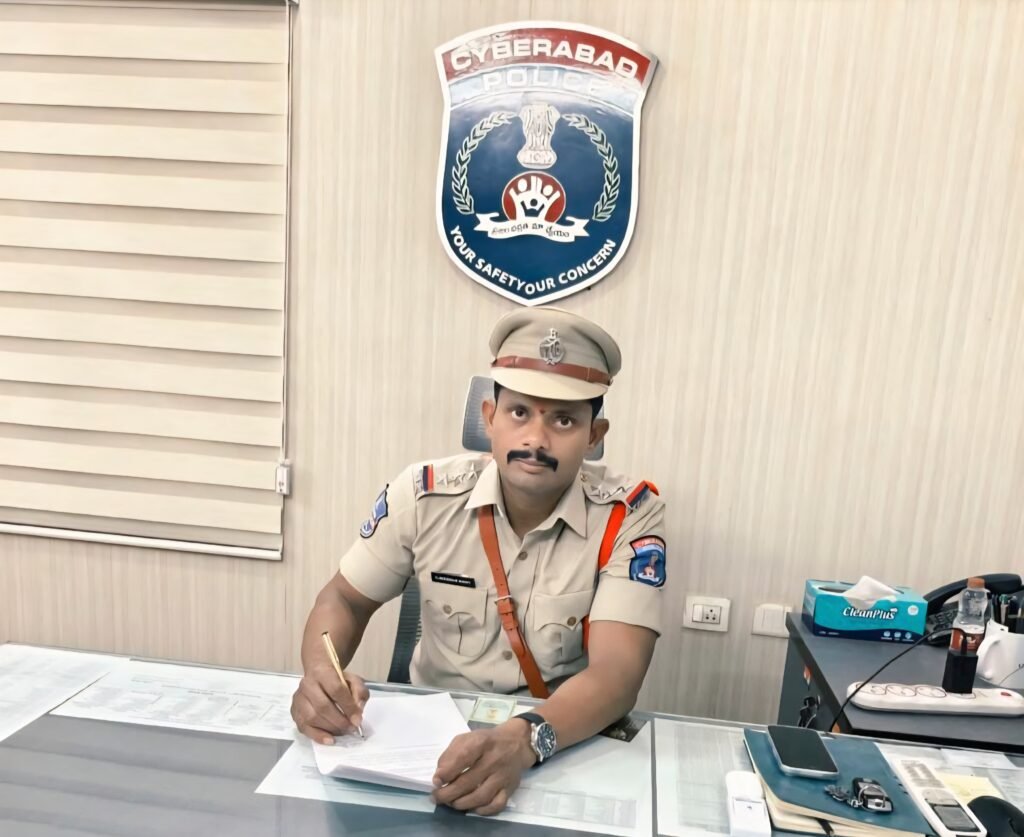 పేట్‌బషీరాబాద్ నూతన ఇన్‌స్పెక్టర్‌గా శ్రీధర్‌రెడ్డి బాధ్యతల స్వీకరణ